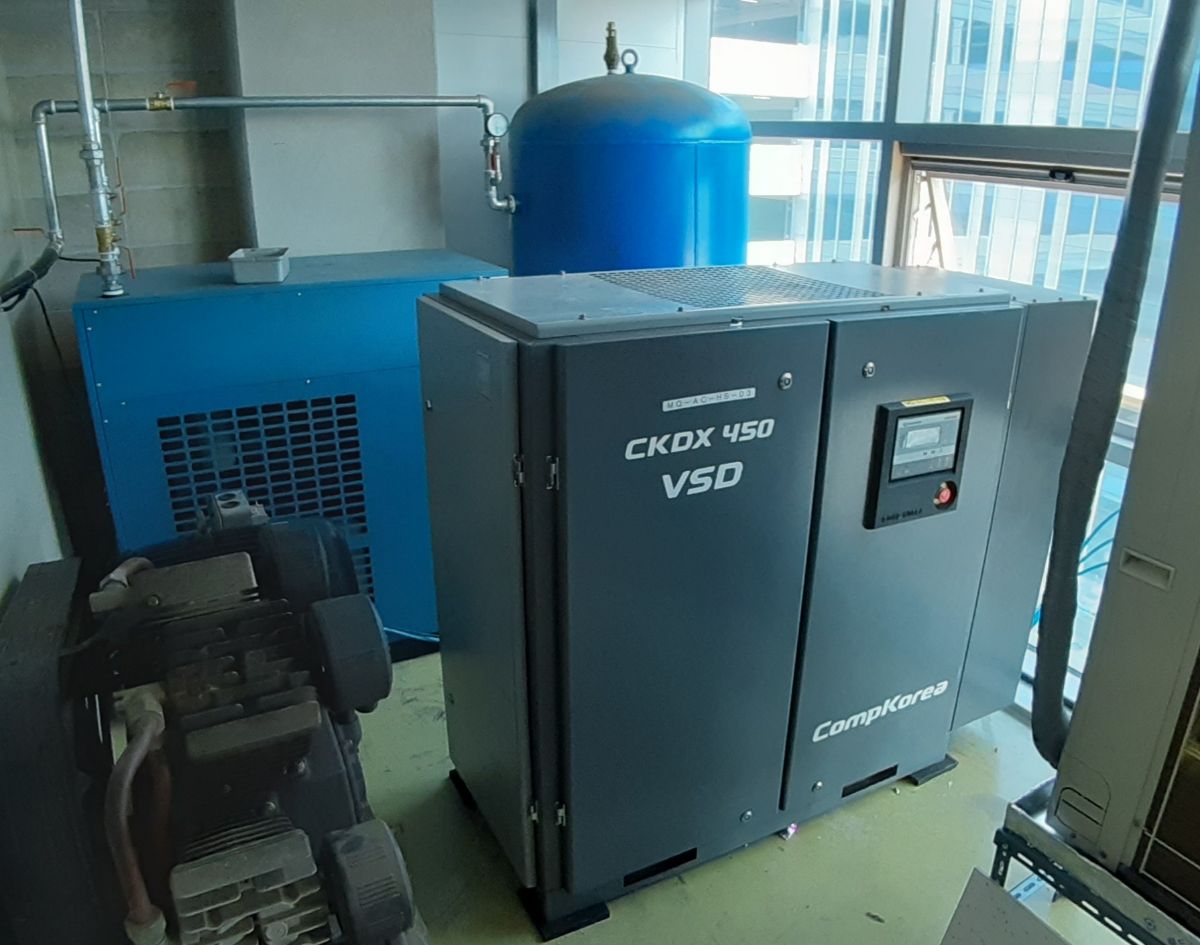 콤프코리아 40HP  인버터형 콤프레샤