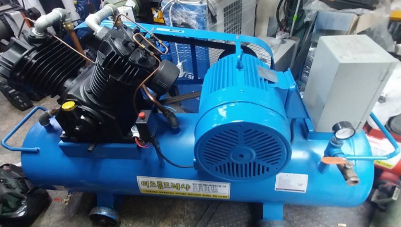 중고 15HP 왕복동 콤프레샤