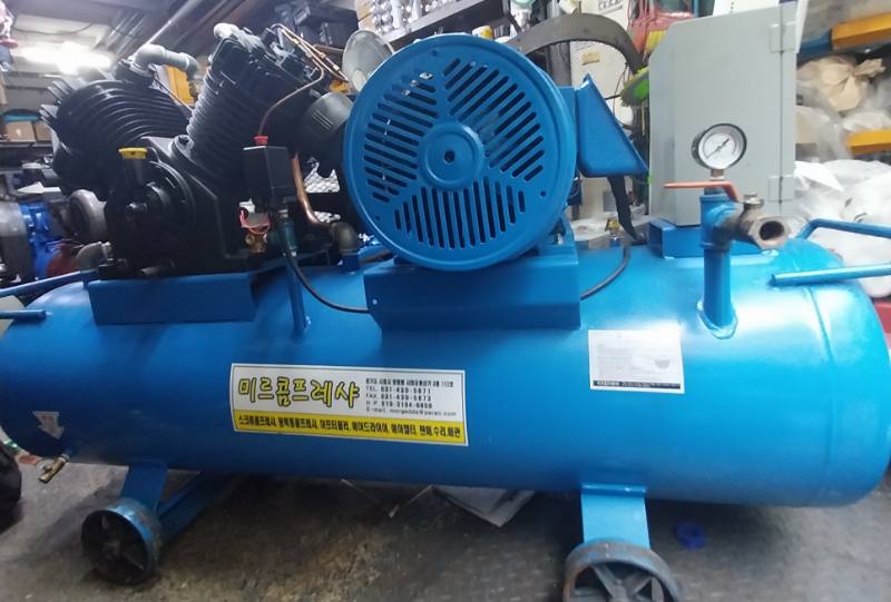 한신 중고 15HP 왕복동 콤프레샤